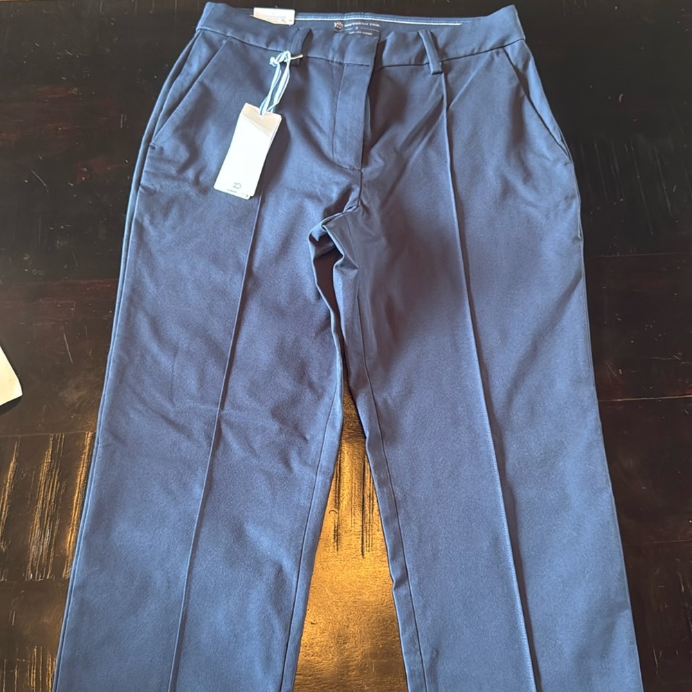 Women’s Southern Tide Chapel Performance Pant Sz 2 NWT Diesel Blue Navy